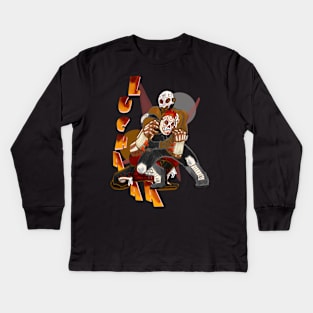 LUCHAAA FUEGO Kids Long Sleeve T-Shirt